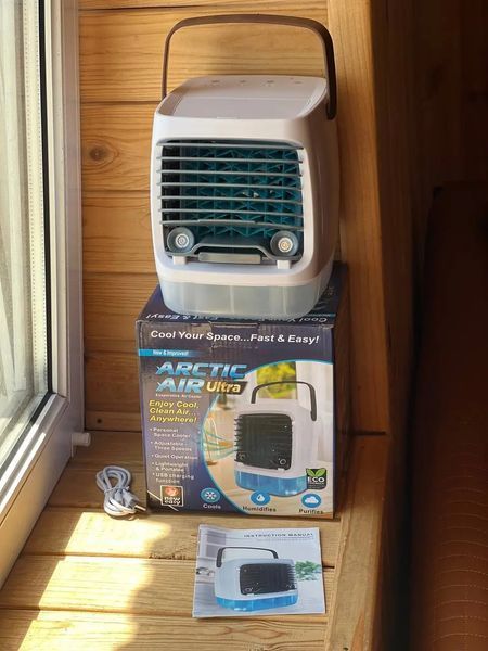 Портативний вентилятор USB з водяним охолодженням, розпилювач, Arctic air cooler AND XL-1375, зволожувач 2054210 фото