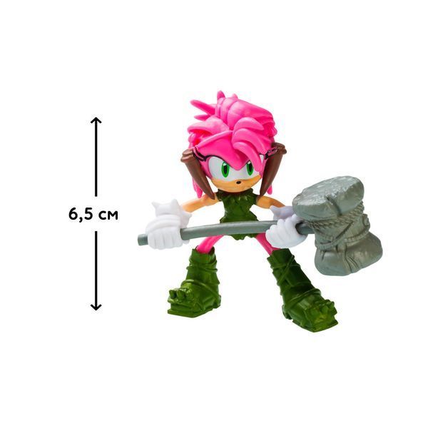 Ігрова фігурка Емі зі зброєю Sonic Prime SON2010D, 6,5 см SON2010D фото