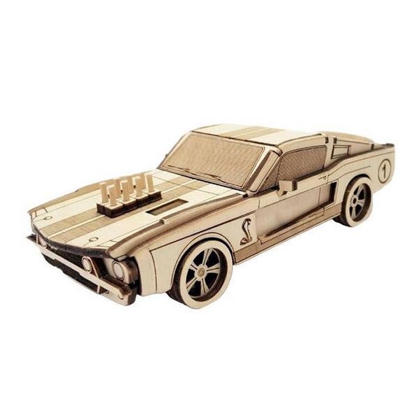 Дерев'яний конструктор Золота Серія автомобіль "Mustang" BB2musta BB2musta фото