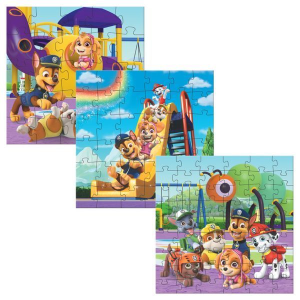 Дитячий пазл Ігровий майданчик Paw Patrol 200578, 3 в 1 200578 фото
