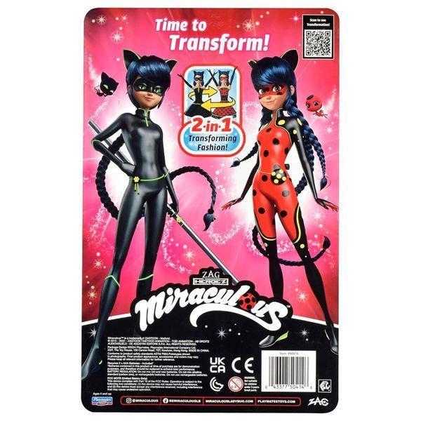 Інтерактивна лялька "Леді Баг та Супер-Кіт" Miraculous 50414 дизайнерське перетворення 50414 фото