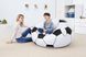 Надувне крісло-пуф Inflatable Sofa / Надувне крісло-мішок 110&times;110&times;85 см Чорно-білий G6820/6 фото 6