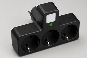 Мережевий фільтр з підсвічуванням 3 розетки, 2500Вт (2хUSB + Type-C) / Мережевий трійник / Адаптер в розетку 2054384 фото