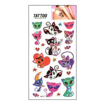 Тимчасове татуювання "Cats Tattoo" 1020-HM1711 1020-HM1711 фото