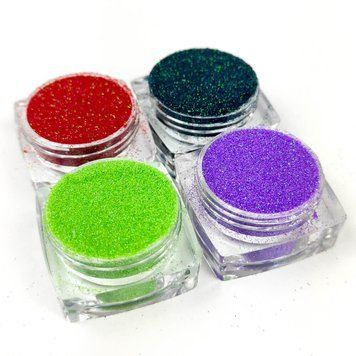 Набір гліттера для біо-тату &laquo;Райдужний №4&raquo; glitter-set-4x-4, 4 кольори glitter-set-4x-4 фото