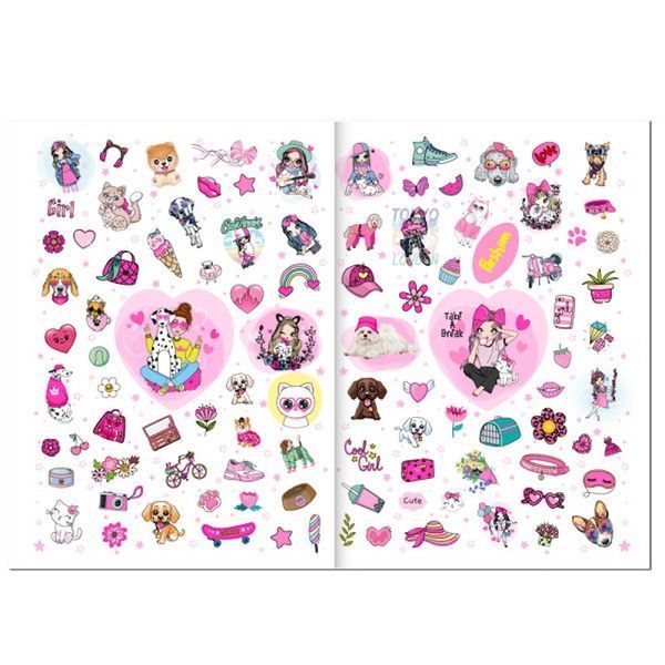Дитяча розмальовка "Girls&Pets" РМ-88-02 серія "Dream & Style" РМ-88-02 фото