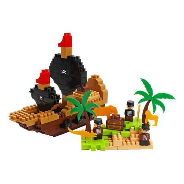 Дитячий розвиваючий конструктор "Pirate island" 2642TXK 170 деталей 2642TXK фото