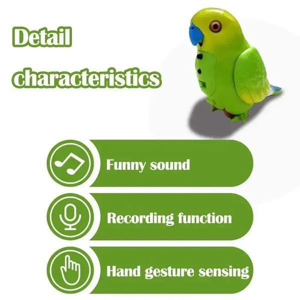 Інтерактивний папугу Funny Parrot для мовних навичок TT8005 Жовтий TT8005YELL фото