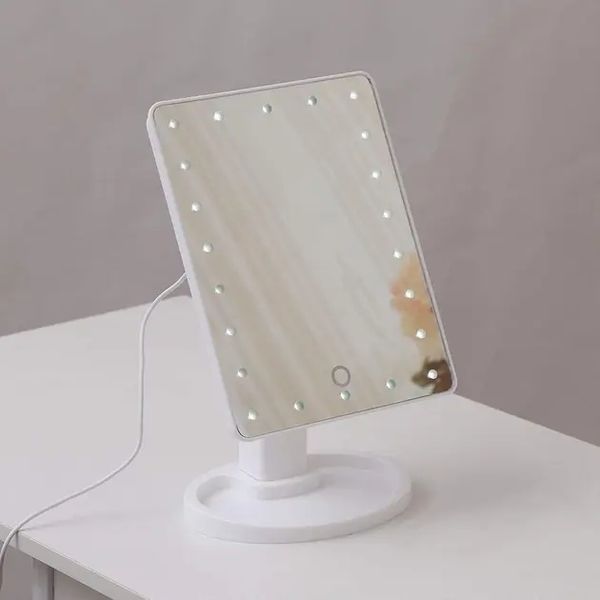 Біле Дзеркало з LED підсвічуванням для макіяжу Magic MakeUp Mirror mu60016/3 фото
