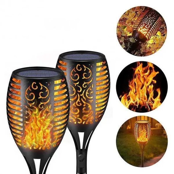 Ліхтар садовий світильник на сонячній батареї 80 см Solar flame 5356 фото