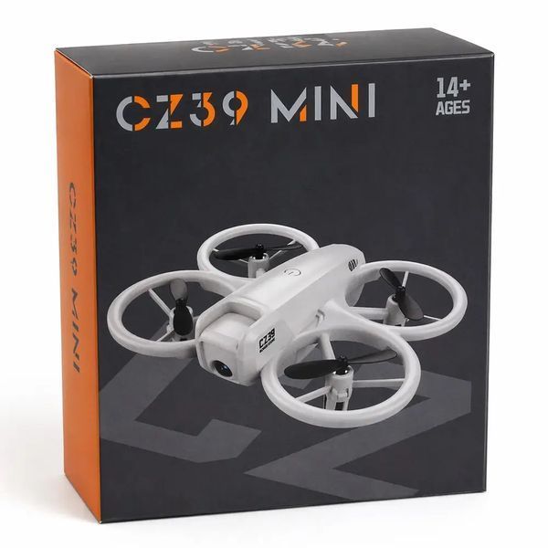 Міні дрон для фотозйомки з пультом 360&deg; / Квадрокоптер з камерою CZ 39 Wi-Fi FPV, LED Axm16269 фото