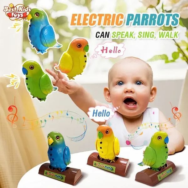 Інтерактивний папугу Funny Parrot для мовних навичок TT8005 Жовтий TT8005YELL фото