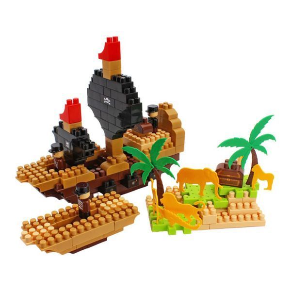 Дитячий розвиваючий конструктор "Pirate island" 2642TXK 170 деталей 2642TXK фото