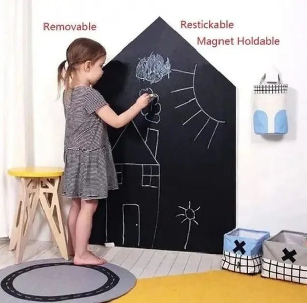 Самоклеюча плівка для малювання крейдою Black Board Sticker G656123 фото