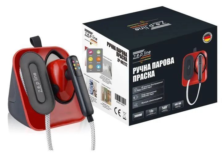 Ручна парова праска 3000Вт Zepline ZP-00222 ZP-00222 фото