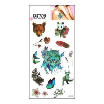Тимчасове татуювання "Animals Tattoo" 1020-HM1288 1020-HM1288 фото