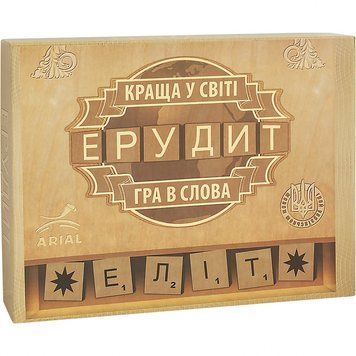 Настільна гра Ерудит-Еліт Arial 910220, укр. мовою 910220 фото
