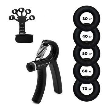 Набір кистьових еспандерів кільце+еспандер, ножиці Power Grip Set NE-1589-WR15 NE-1589-WR15 фото