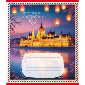 Зошит учнівський "Листівка" 024-560268L-2 в лінію, 24 аркуші 024-560268L-2 фото