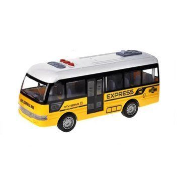 Дитячий інерційний автобус YM-9907F(Yellow) 19х6,5х8 см YM-9907F(Yellow) фото