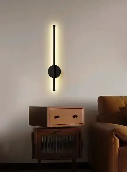 Світильник настінний 60 см Strip light HA-125 Чорний 2053685 фото
