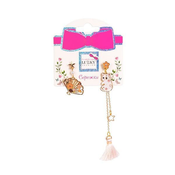 Дитячі сережки "Fashion східний стиль" T24634 T24634 фото
