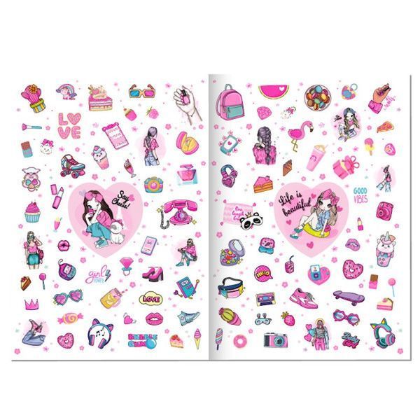 Дитяча розмальовка "Girls' Lifestyle" РМ-88-03 серія "Dream & Style" РМ-88-03 фото