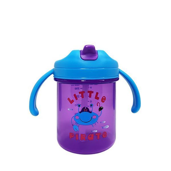 Дитячий поїльник з трубочкою "Little pirate" MGZ-0335 (Deep-Blue) 280 мл MGZ-0335(Deep-Blue) фото