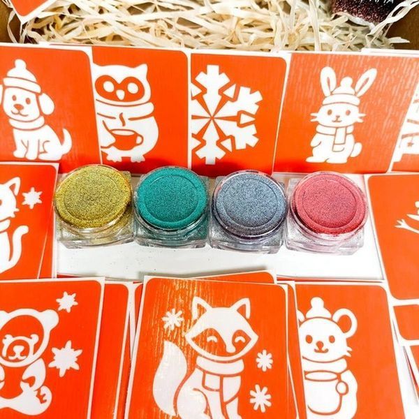 Набір для біо-тату "Зима - глітер" set-winter-glitter set-winter-glitter фото
