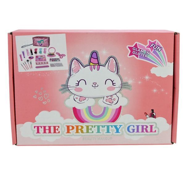 Дитячий набір косметики "The Pretty girl" 2605J-JY2405 лаки, тіні, помада 2605J-JY2405 фото