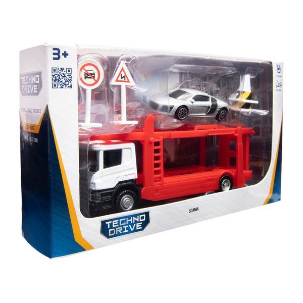 Ігровий набір автомоделей "Автоперевізник Sсania" 250430U масштаб 1:64 250430U фото