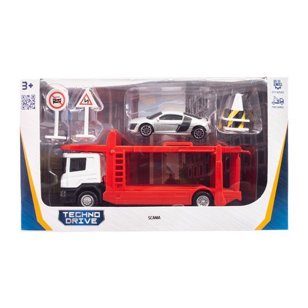 Ігровий набір автомоделей "Автоперевізник Sсania" 250430U масштаб 1:64 250430U фото