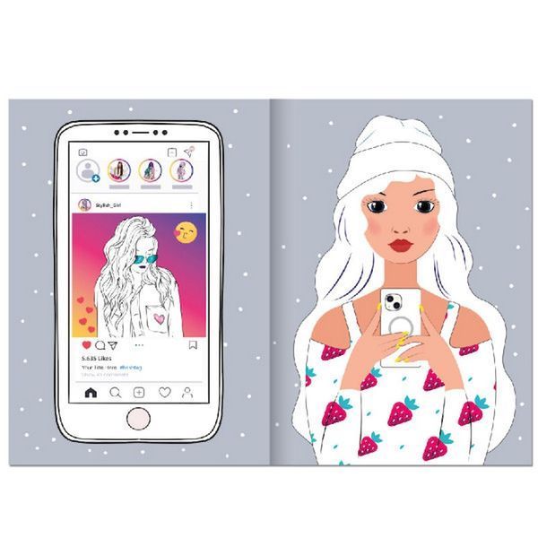 Дитяча розмальовка "Girls' Lifestyle" РМ-88-03 серія "Dream & Style" РМ-88-03 фото