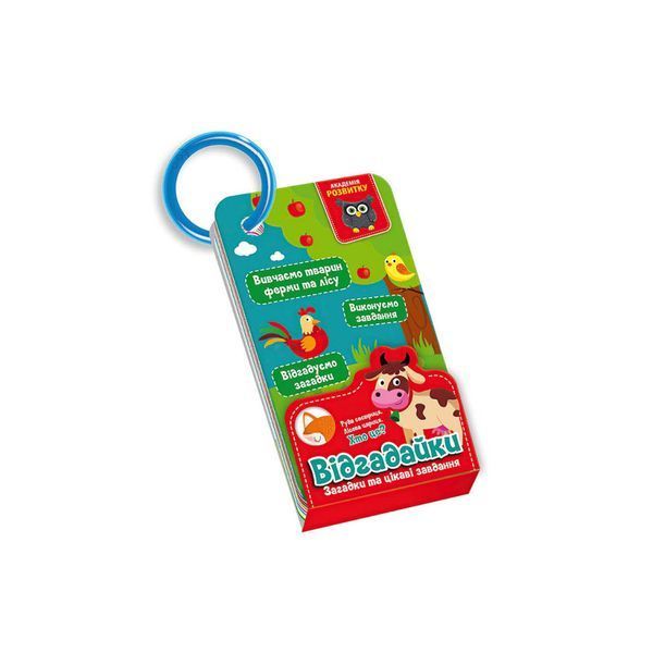 Розвиваюча гра Відгадайки "Тварини та ферми" Vladi toys VT5000-13 Укр VT5000-13 фото