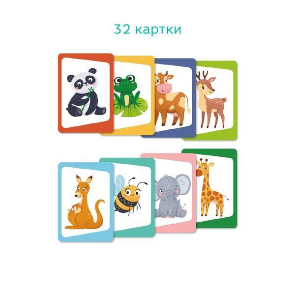 Настільна карткова гра для дітей "Вікторина: Вгадай тварину!" 301244 301244 фото
