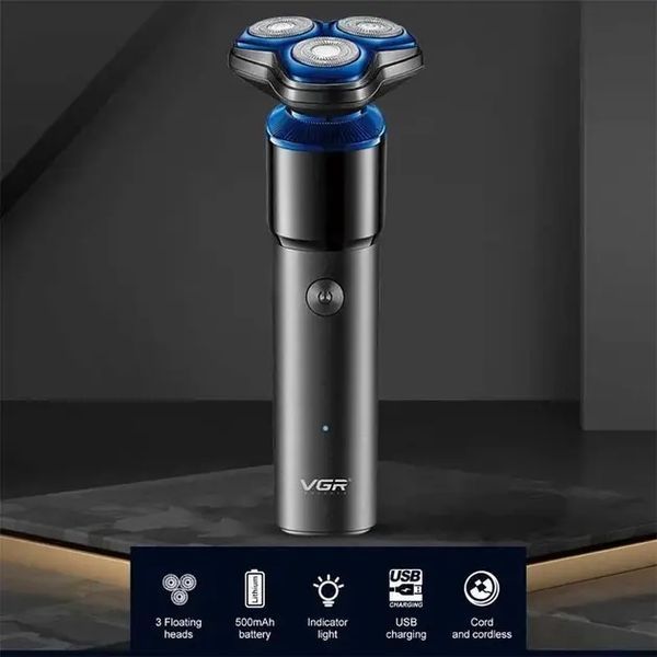Чоловіча електробритва VGR V-325 від USB 2055387 фото