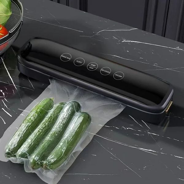 Кухонний вакуумний пакувальник Vacuum sealer Model 10 / Вакууматор для продуктів / Кухонний вакууматор 33х8, 5х6см від мережі G5876 фото