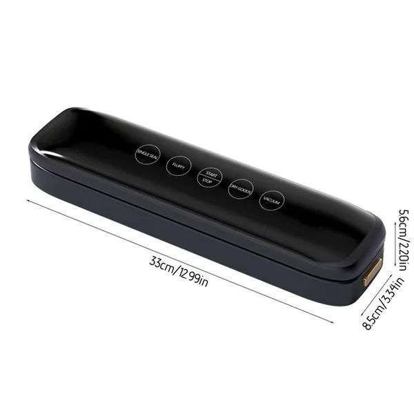 Кухонний вакуумний пакувальник Vacuum sealer Model 10 / Вакууматор для продуктів / Кухонний вакууматор 33х8, 5х6см від мережі G5876 фото