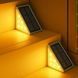 Вуличний світильник для сходів на сонячній батареї 13 LED / Кутовий світильник на сходи теплий білий / Сонячні декоративні світильники комплект з 6 штук sp10507 фото 3