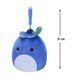 М'яка іграшка Чорниця Блубі Squishmallows SQCP00147 на кліпсі 9 см SQCP00147 фото 4