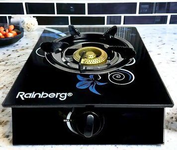 Газова плита таганок Rainberg RB-2230 на 1 конфорку в стилі High-tech RB2230 фото