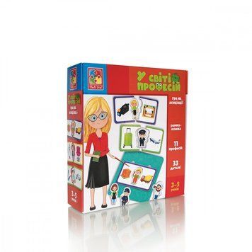 Настільна гра на асоціації "У світі професій" Vladi Toys VT1804-44 (укр) VT1804-44 фото