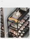 Стелаж для взуття Shoe rack BLACK Полиця для взуття-08-02, Метал, 60х18.5х78.5 см SRB615 фото 3