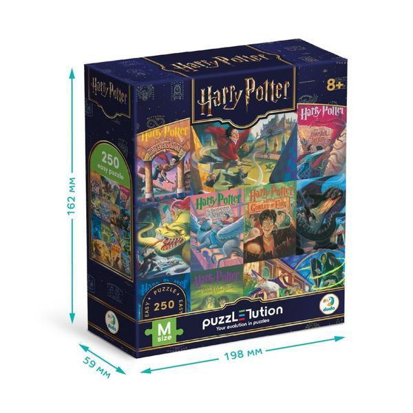 Пазл класичний "Harry Potter Книжкові обкладинки" 200657, 250 елементів 200657 фото