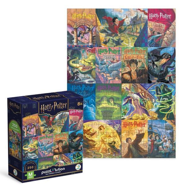 Пазл класичний "Harry Potter Книжкові обкладинки" 200657, 250 елементів 200657 фото