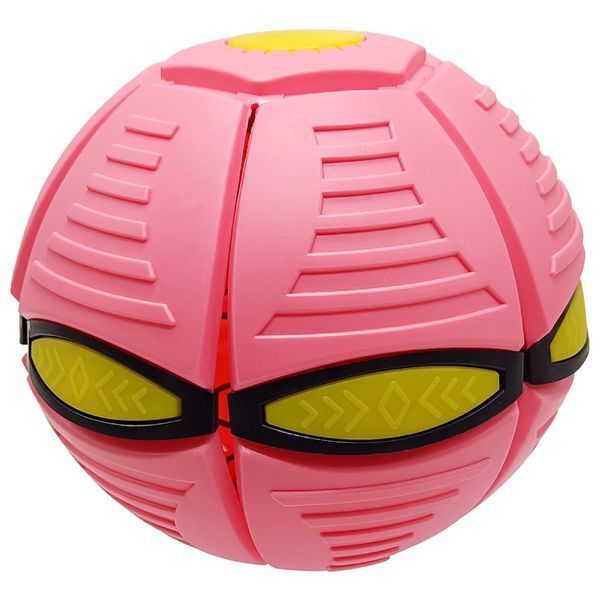 Летючий трансформерний м'яч 1002-3(Pink) світиться 1002-3(Pink) фото