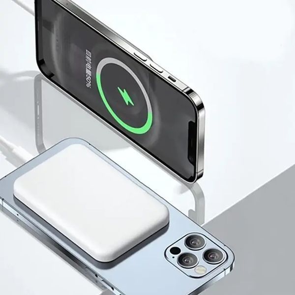 Магнітний павербанк 10000mAh MagSafe / Power Bank Type-C / Повербанк магнітний бездротовий 22,5W sp10144 фото