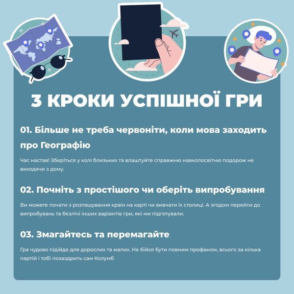 Гра настільна Про країни MemoGames 0003MG 194 країни світу 0003MG фото