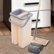 Швабра з відром і самовіджимом Тріумф, Spin Mop Scratch Cleaning 360, швабра ледарка mu252525 фото 1