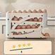 Органайзер для яєць великий Egg Storage Box / Компактний автоматичний органайзер для яєць 4-шаровий / Лоток для зберігання яєць MA660 фото 3